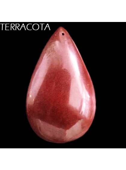 Lustre Maria Teresa | MT-110-5-CR-Terracota - Cristal de Rocha