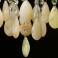 Lustre Provençal Pequeno com Cristais Mesclados | PVL-100-CM-Amarelo - Cristal de Rocha