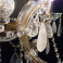 Lustre Maria Teresa | MT-110-5-CR-Branco - Cristal de Rocha