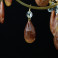 Lustre Provençal Pequeno com Cristais de Rocha | PVL-100-CR-Terracota - Cristal de Rocha