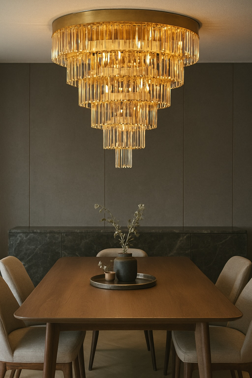 Lustre de cristal Strati | STA-104