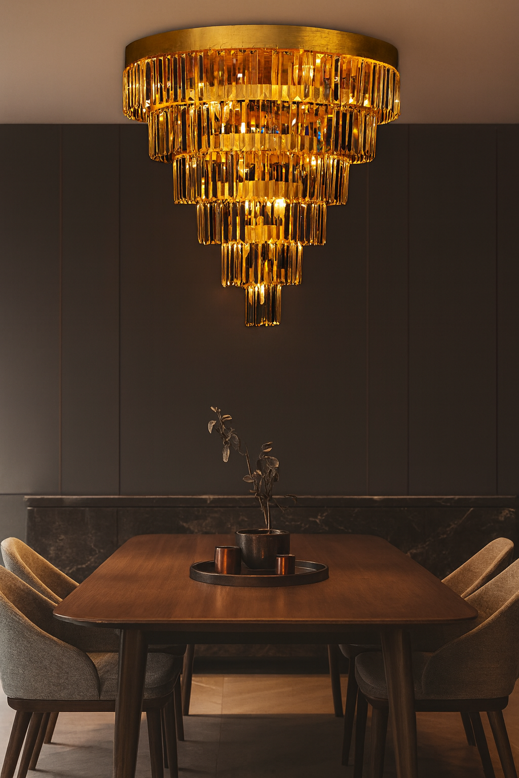 Lustre de cristal Strati | STA-104