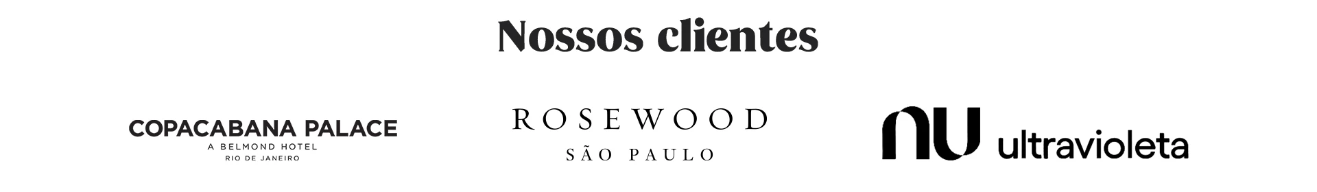 Nossos clientes 