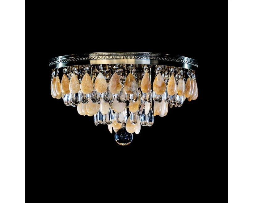 Plafon de cristal de rocha | PLF-113