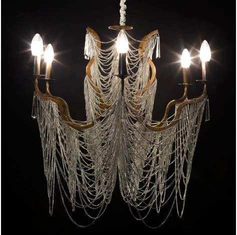 lustre-belle-epoque-dourado