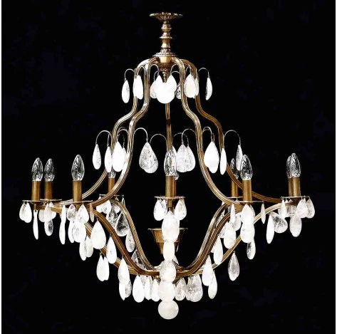Lustre Versailles | VR-101-11- cristal de rocha