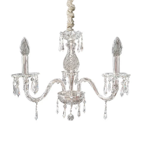 Lustre-bohemia-cromado-bola-vidro-duplo