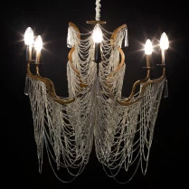lustre-belle-epoque-dourado