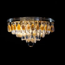 Plafon de cristal de rocha | PLF-113