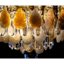 Plafon de cristal de rocha | PLF-113