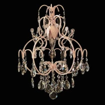 Lustre Provençal Pequeno com Cristais Transparentes | PVL-100-CT