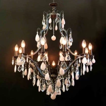 Lustre Versailles | VR-101-17- cristal mesclado